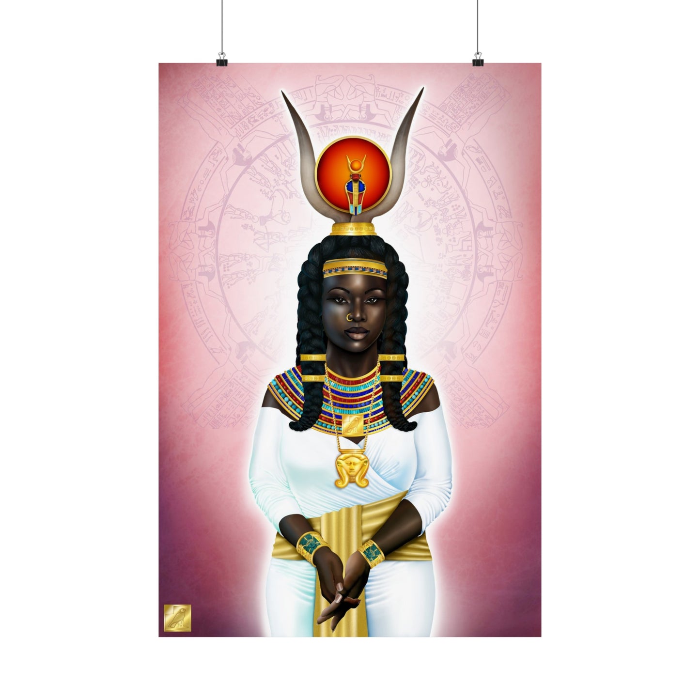 HATHOR "THE GOLDEN LADY"  POSTER