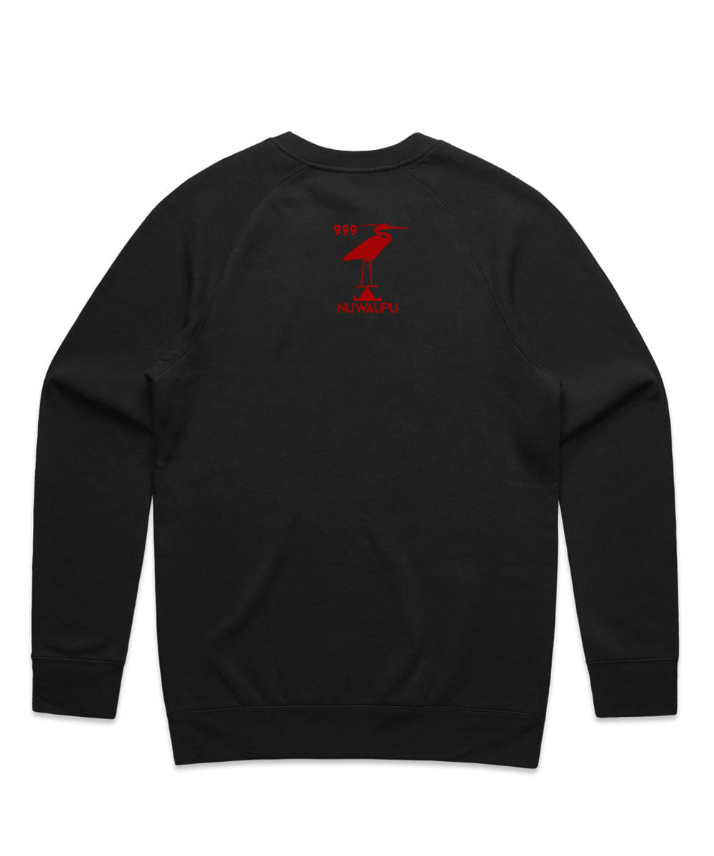 NINE ETHER 999 CREWNECK BLACK