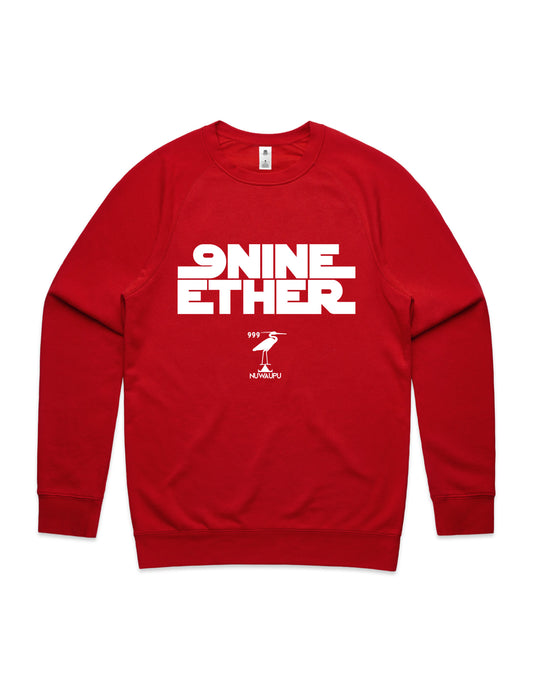 NINE ETHER 999 CREWNECK RED