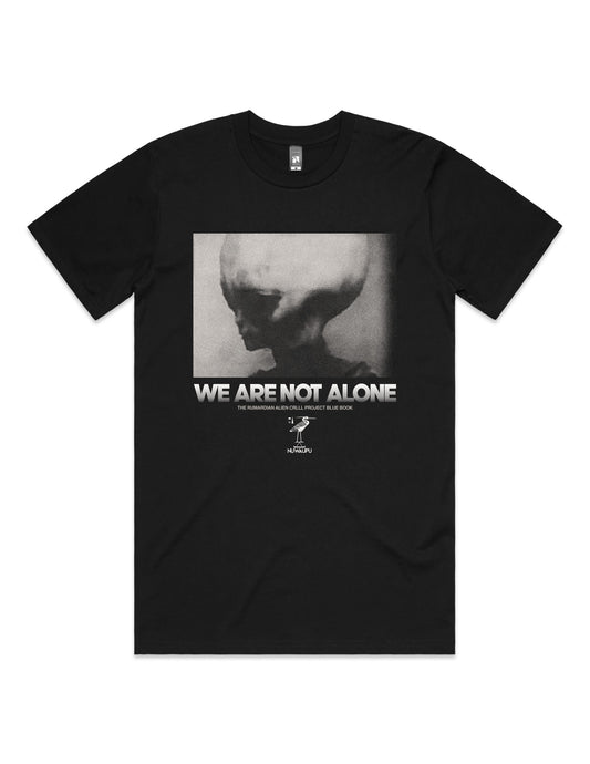 WE ARE NOT ALONE BLACK TEE