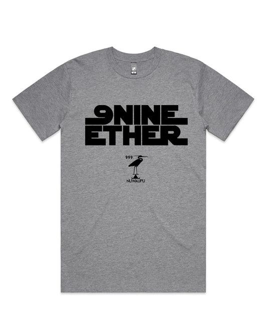 NINE ETHER 999 TEE CHARCOAL GREY