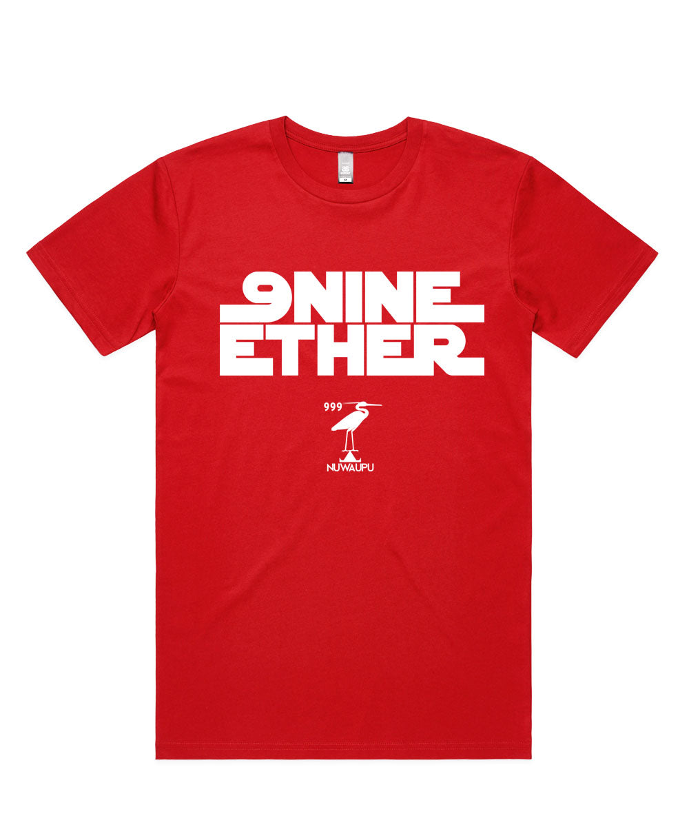 NINE ETHER 999 TEE RED