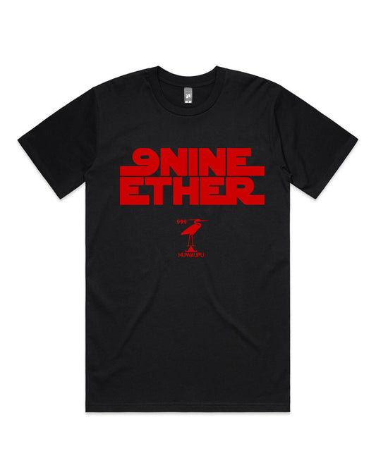 NINE ETHER 999 TEE BLACK